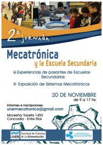 Afiche Jornadas Mecatrónicas